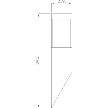 Deko-Light 731106 - Екстериорен аплик PORRIMA 1xGU10/5W/230V IP44 хром