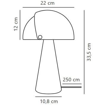 DFTP by Nordlux - Настолна лампа ALIGN 1xE27/25W/230V бежов