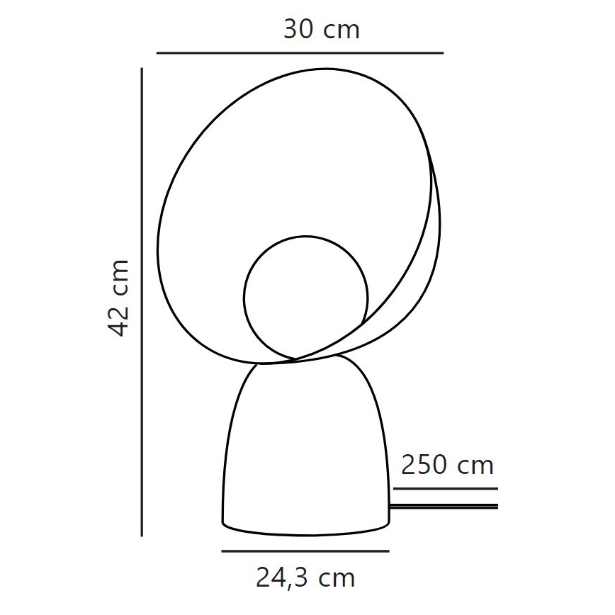 DFTP by Nordlux - Настолна лампа HELLO 1xE14/25W/230V черен