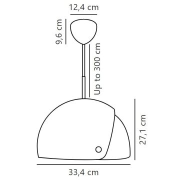 DFTP by Nordlux - Пендел ALIGN 1xE27/15W/230V бял