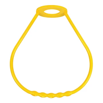 Дръжка за Полилей пластмаса жълта