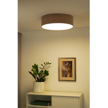 Duolla - LED Плафониера CORTINA LED/26W/230V Ø 30 см кафяв