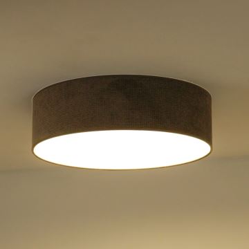 Duolla - LED Плафониера CORTINA LED/26W/230V Ø 30 см кафяв