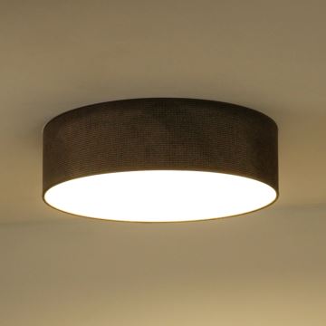 Duolla - LED Плафониера CORTINA LED/26W/230V Ø 45 см кафяв