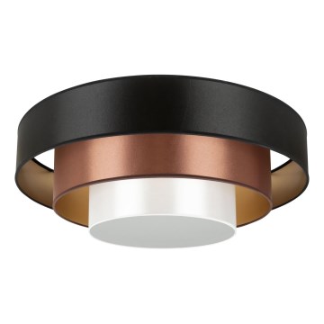 Duolla - LED Плафониера LUNETA LED/26W/230V Ø 60 см 4000K черен/меден/бял