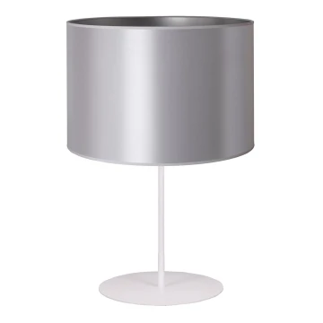 Duolla - Настолна лампа CANNES 1xE14/15W/230V 20 см сребриста/бяла
