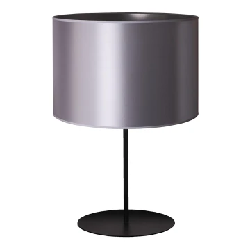 Duolla - Настолна лампа CANNES 1xE14/15W/230V 20 см сребриста/черна