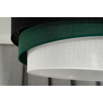 Duolla - Пендел TRIO 1xE27/15W/230V черен/зелен/бял