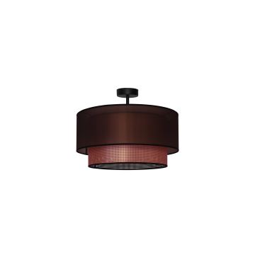 Duolla - Полилей за повърхностен монтаж COPPER SHINY 1xE27/15W/230V кафяв/меден