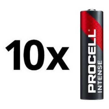 Duracell - 10 бр. Алкална батерия Procell Intense LR03/AAA 1,5V 1465 mAh