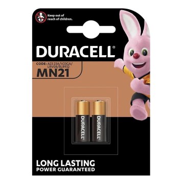 Duracell - 2 бр. Алкална батерия MN21/A23 12V 50 mAh