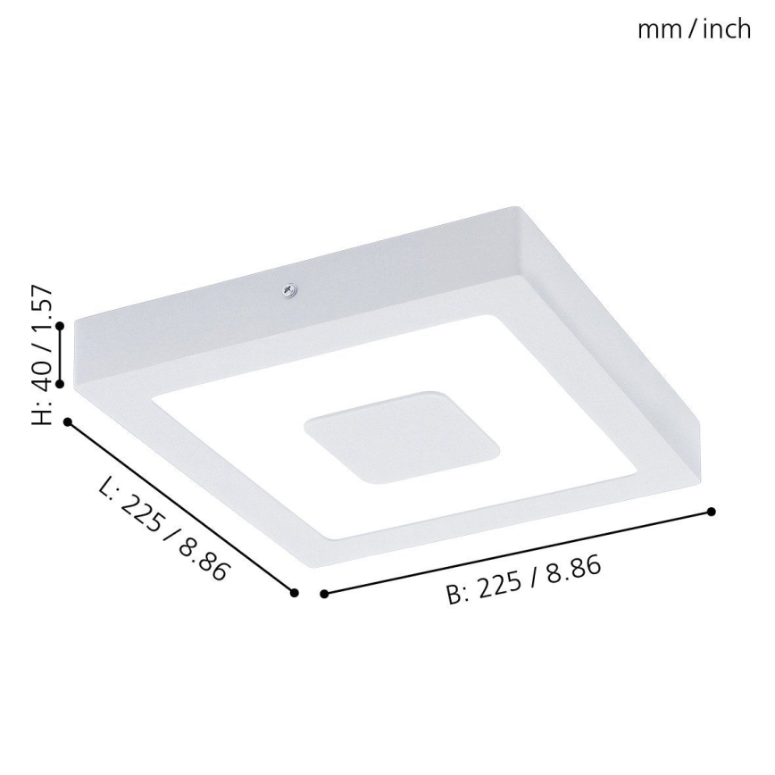 Eglo 33135 - LED Плафон за баня IPHIAS LED/16,5W/230V 4000K IP44