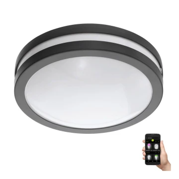 Eglo 33571 - LED Димируема лампа за баня LOCANA-C LED/14W/230V IP44 черен