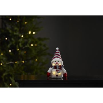Eglo - LED Коледна декорация 4xLED/0,06W/3xAAA снежен човек