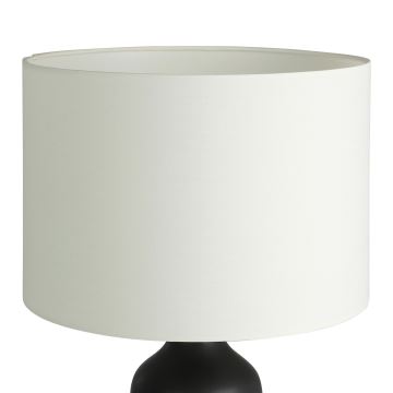 Eglo - Настолна лампа 1xE27/40W/230V бяла/черна