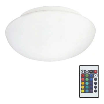 Eglo 75351 - LED RGB Димируема лампа за таван ELLA-C 1xE27/7,5W/230V + дистанционно управление