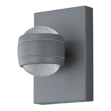 Eglo 78592 - LED външна стенна лампа SESIMBA 2xLED / 3,7W / 230V IP44