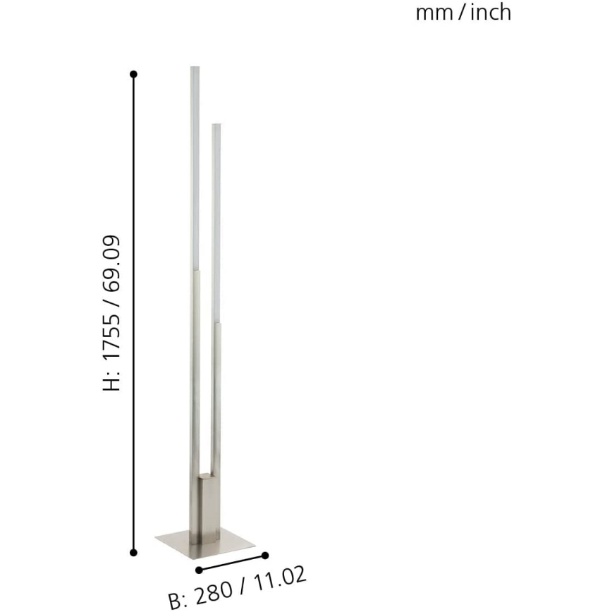 Eglo - LED RGBW Димируем лампион LED/32W/230V ZigBee