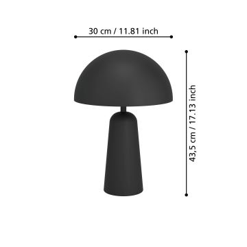 Eglo - Настолна лампа 1xE27/40W/230V