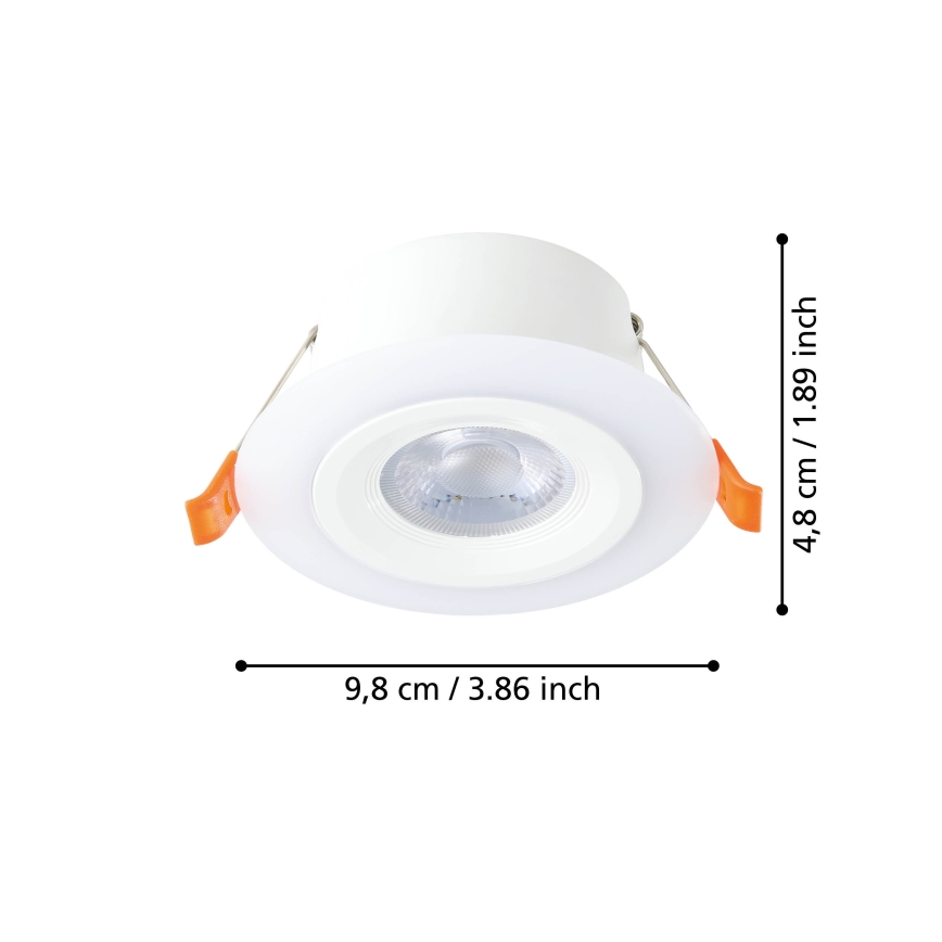 Eglo - LED Лампа за окачен таван LED/4,8W/230V бял