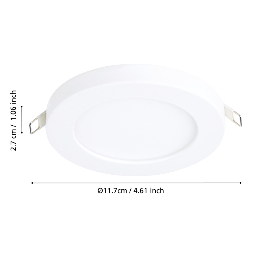 Eglo - LED Лампа за окачен таван LED/5,5W/230V 4000K бял