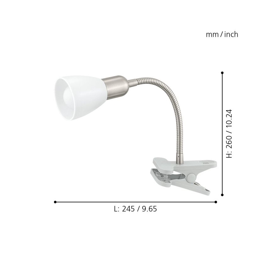 Eglo - LED Лампа с щипка 1xE14-LED/4W/230V