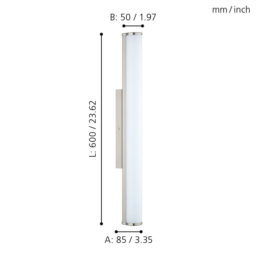 Eglo - LED За баня лампа 1xLED/16W/230V IP44