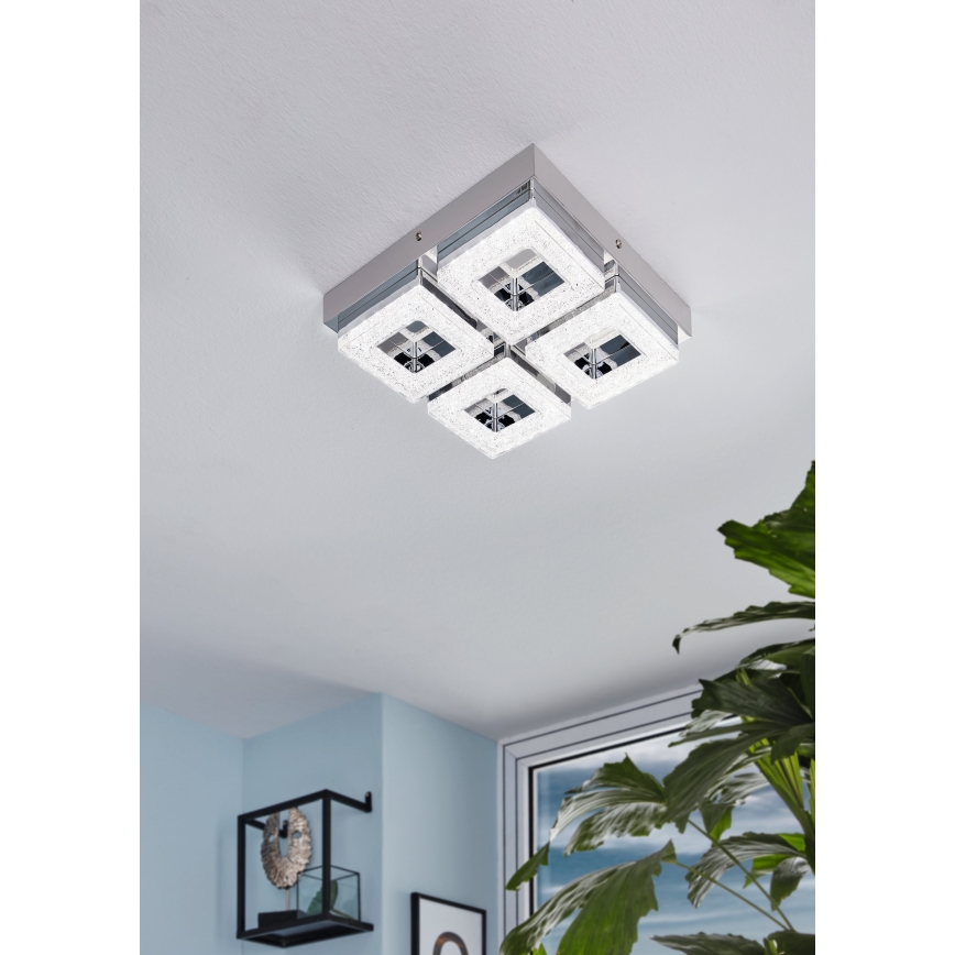 Eglo - LED Кристална Лампа за таван 4xLED/4W/230V