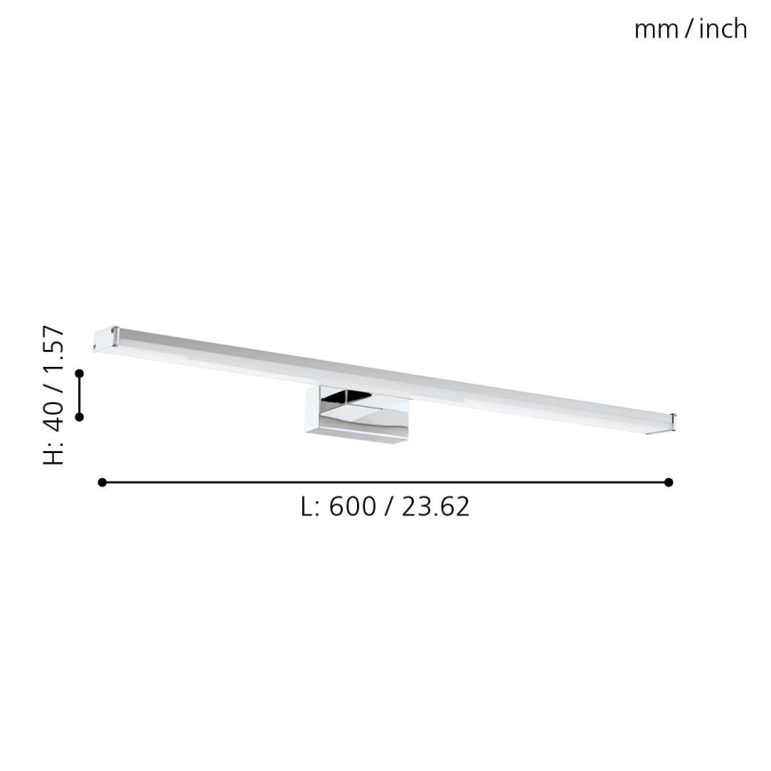 Eglo - LED лампа за баня LED/11W/230V 4000K 60 см IIP44