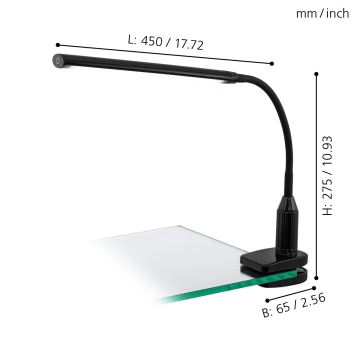Eglo - LED Димируема лампа на клипс LED/4,5W/230V