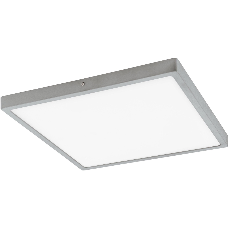 Eglo - LED Лампа за таван 1xLED/25W/230V сребърна ръбест