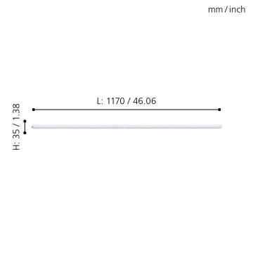 Eglo - LED Осветление за кухненски плот LED/12W/230V