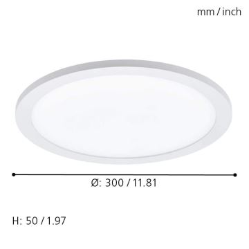 Eglo - LED RGBW Лампа SARSINA-C LED/16W/230V + дистанционно
