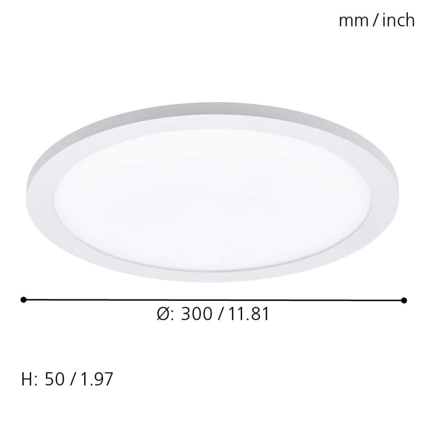 Eglo - LED RGBW Лампа SARSINA-C LED/16W/230V + дистанционно