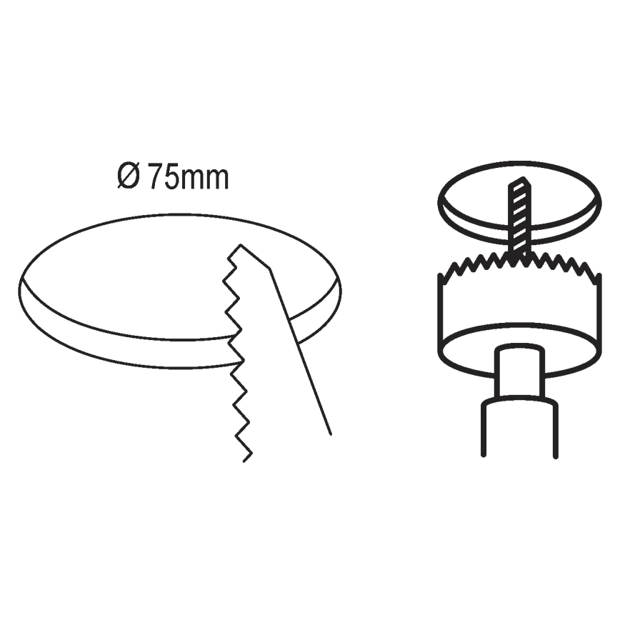 Eglo - LED Окачена таванна лампа LED/2,7W/230V