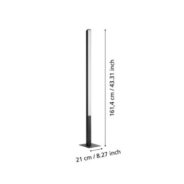 Eglo - LED RGBW Димируем лампион LED/35W/230V 2700-6500K ZigBee