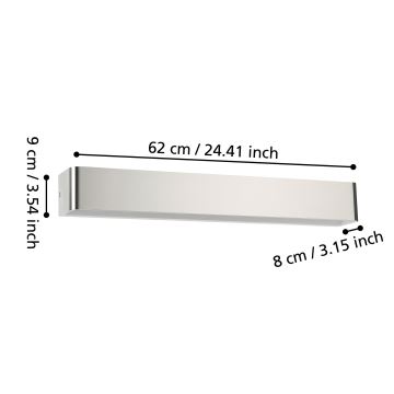 Eglo - LED Аплик за баня LED/26,5W/230V IP44