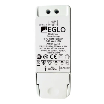 Eglo - Електрически трансформатор 70W/230V/11,5V AC