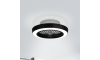 Eglo - LED Димируем вентилатор за таван LED/37,8W/230V черен + дистанционно управление