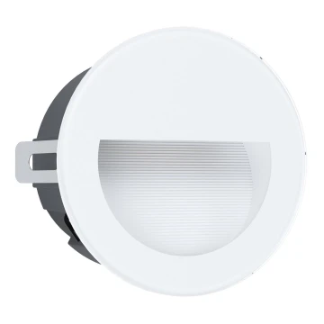 Eglo - LED Екстериорна лампа за вграждане LED/2,5W/230V IP65 бяла