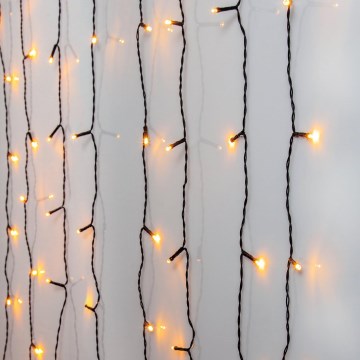 Eglo - LED Екстериорна Коледна завеса 80xLED 1,3м IP44 топло бяла