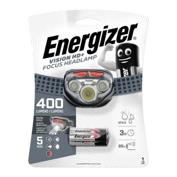 Energizer - LED Челник с червена лампичка LED/3xAAA IPX4