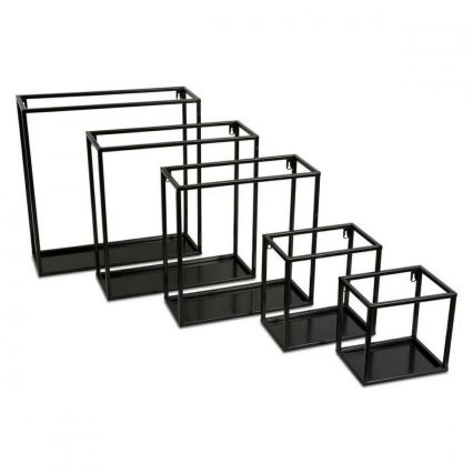 Етажерка 20x20 см черен