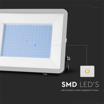 Екстериорен LED прожектор SAMSUNG CHIP LED/200W/230V 4000K IP65 черен