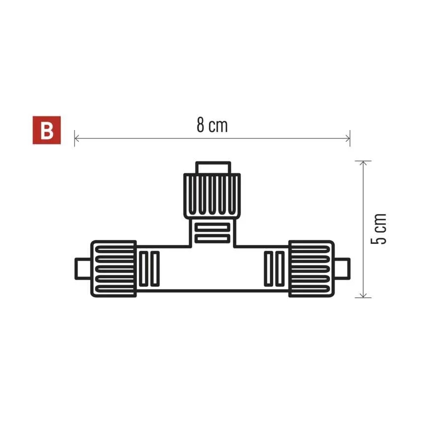 Екстериорен splitter за свързване на вериги IP44