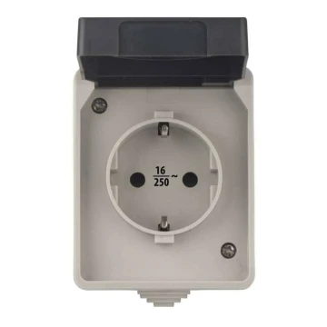 Екстериорен контакт SCHUKO 250V/16A IP44