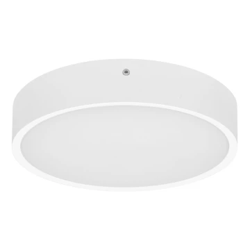 Екстериорна LED лампа за таван със сензор MARTIN LED/25W/230V 3000/4000K Ø 35 см IP65 бял