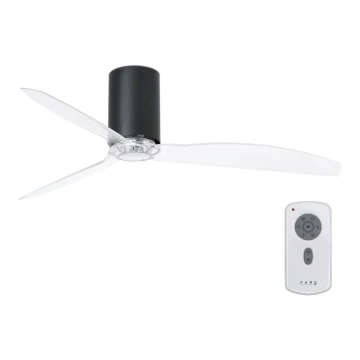 FARO 32041WP - Вентилатор за таван MINI TUBE FAN Wi-Fi черен + дистанционно управление