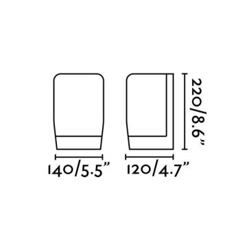 FARO 70829 - LED Външна, настенна лампа POL LED/8W/230V IP54