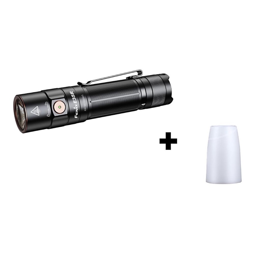 Fenix E35RSETAODS - LED Димируем rechargeable flashlight LED/USB IP68 3100 lm 69 h + diffuser 26,5mm